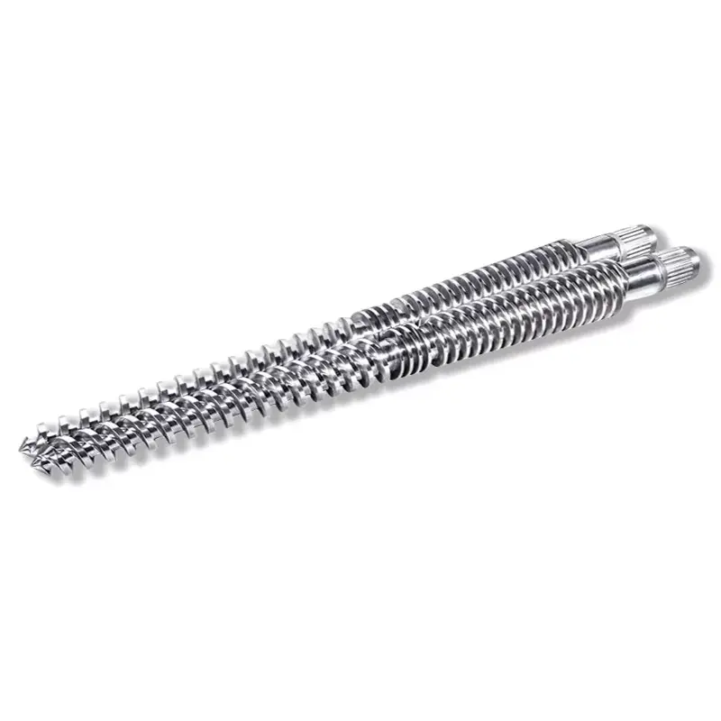 Sekrup Kembar Kerucut yang Menjalin